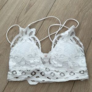 Free People white bralette